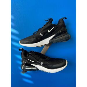 Nike Air Max 270 Sneakers Womens 9 Running Shoes AH6789-001 Black White